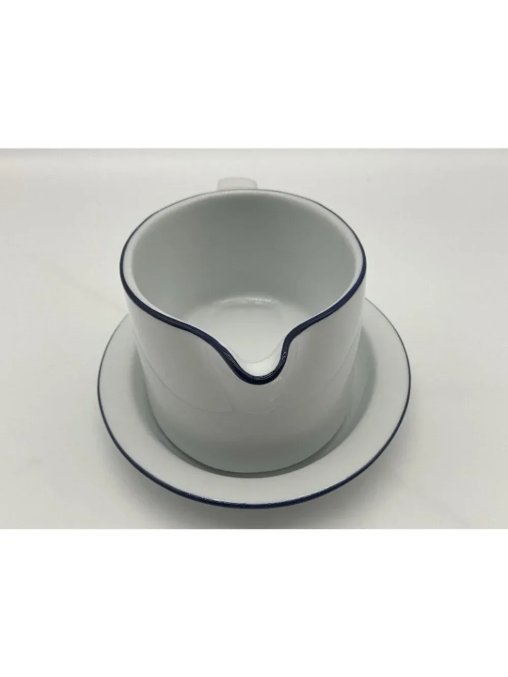 Dansk Bistro VTG Christianshaven White Gravy Boat and Underplate Set   Portugal
